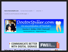 Tablet Screenshot of doctorspiller.com
